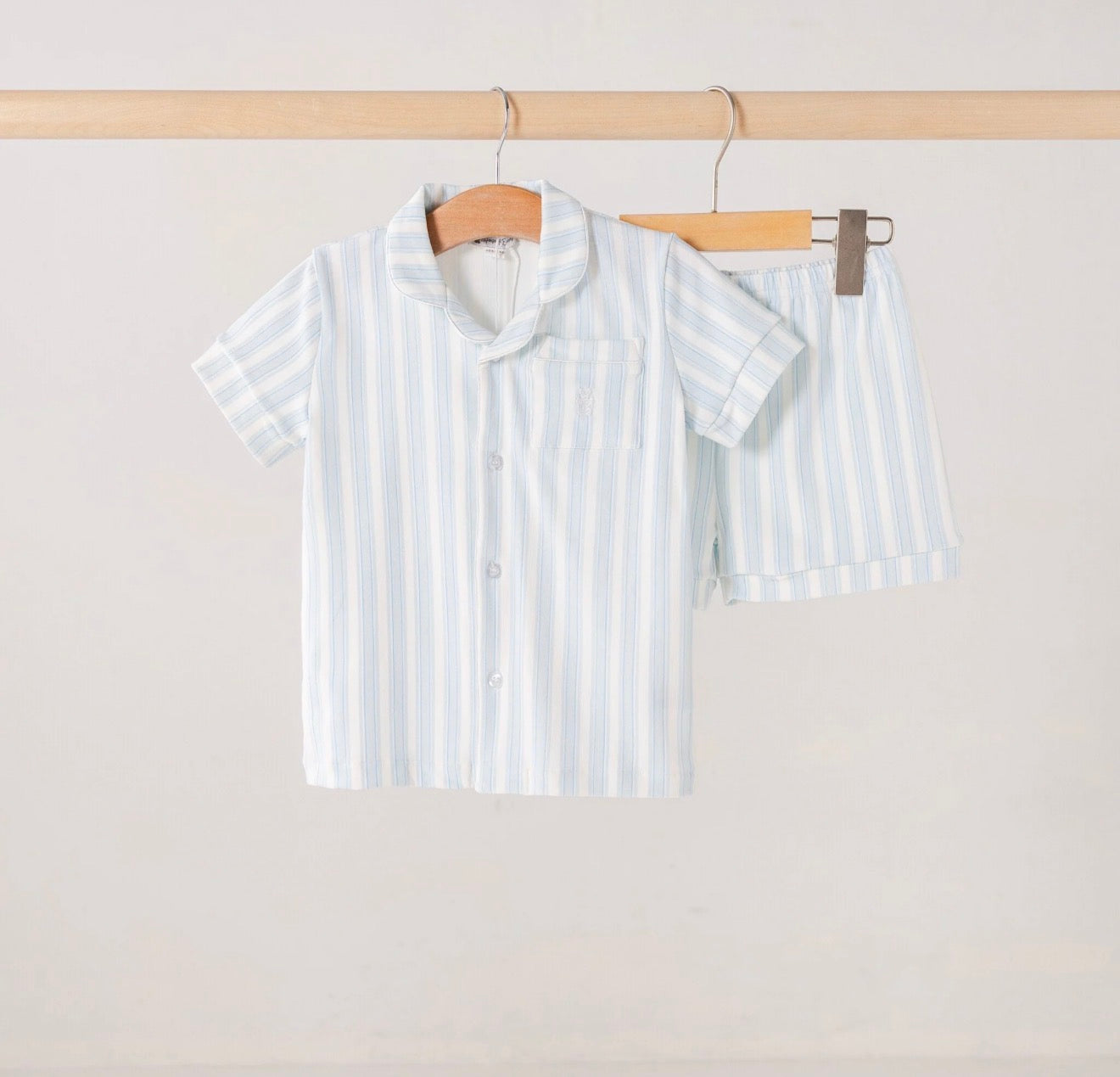 Pyjama Blauw/Streep Zomer House Of Bears