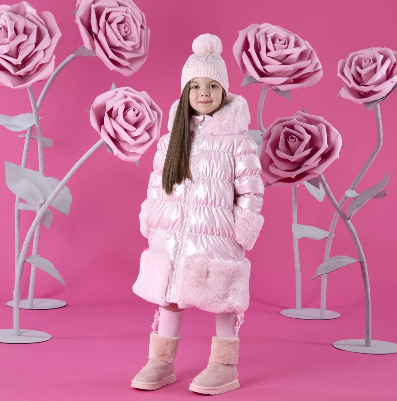 Winterjas Aurora Adee Roze