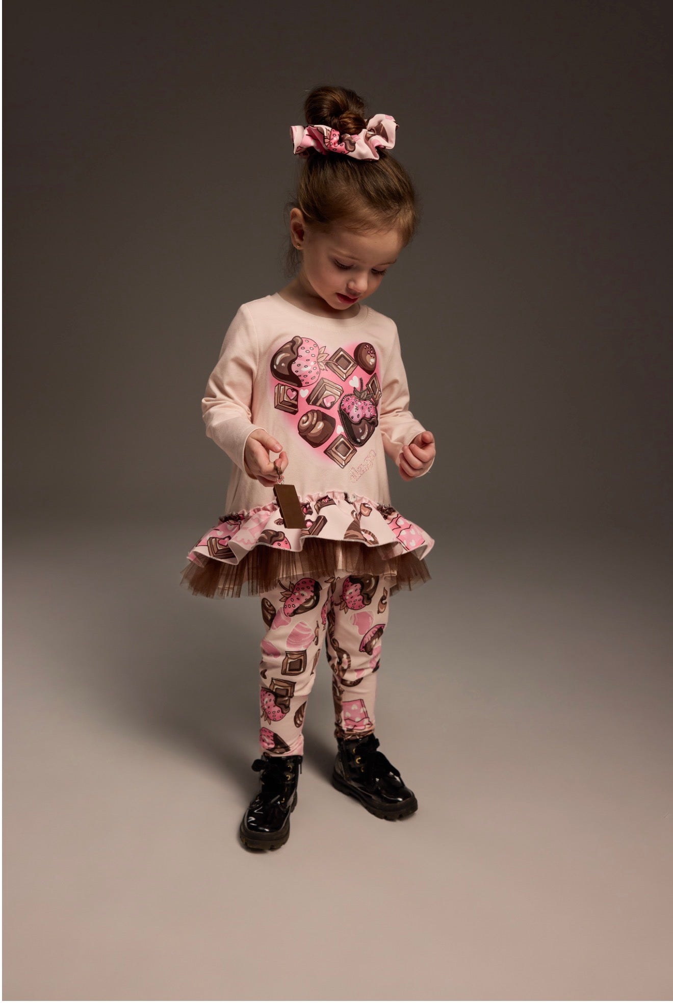 Leggingset Baby Daga Chocolate Teddy