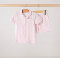 Pyjama Zomer Roze/Streep House of Bears