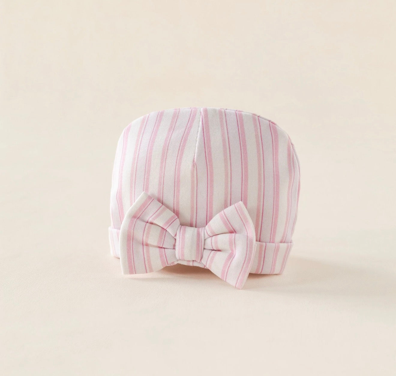 Muts Strik Zomer Roze/Wit House of Bears