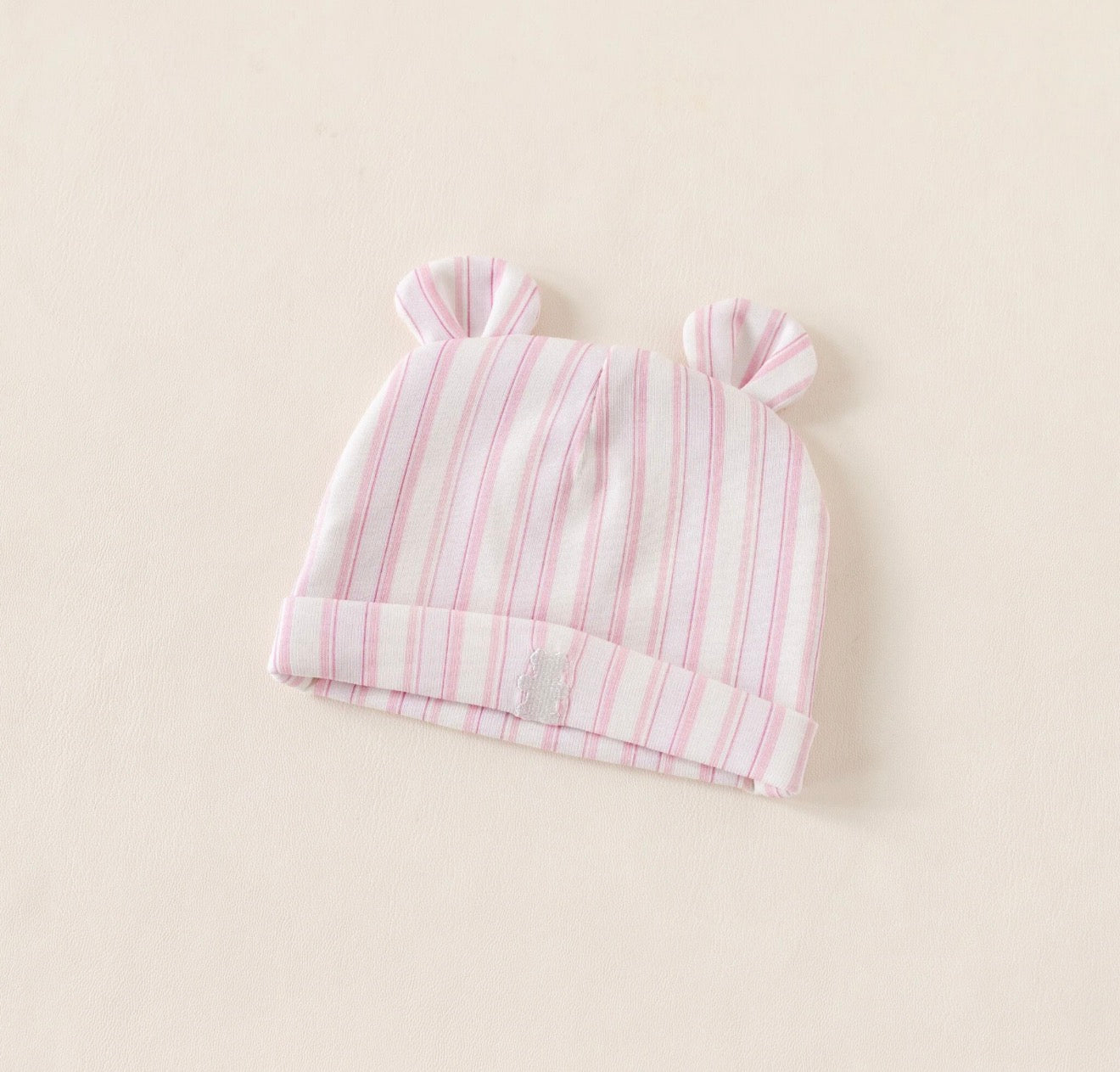 Muts Beer Zomer Roze/Wit House of Bears